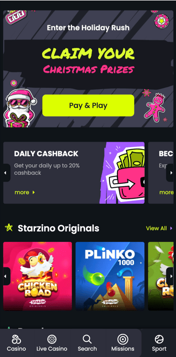 Starzino Casino